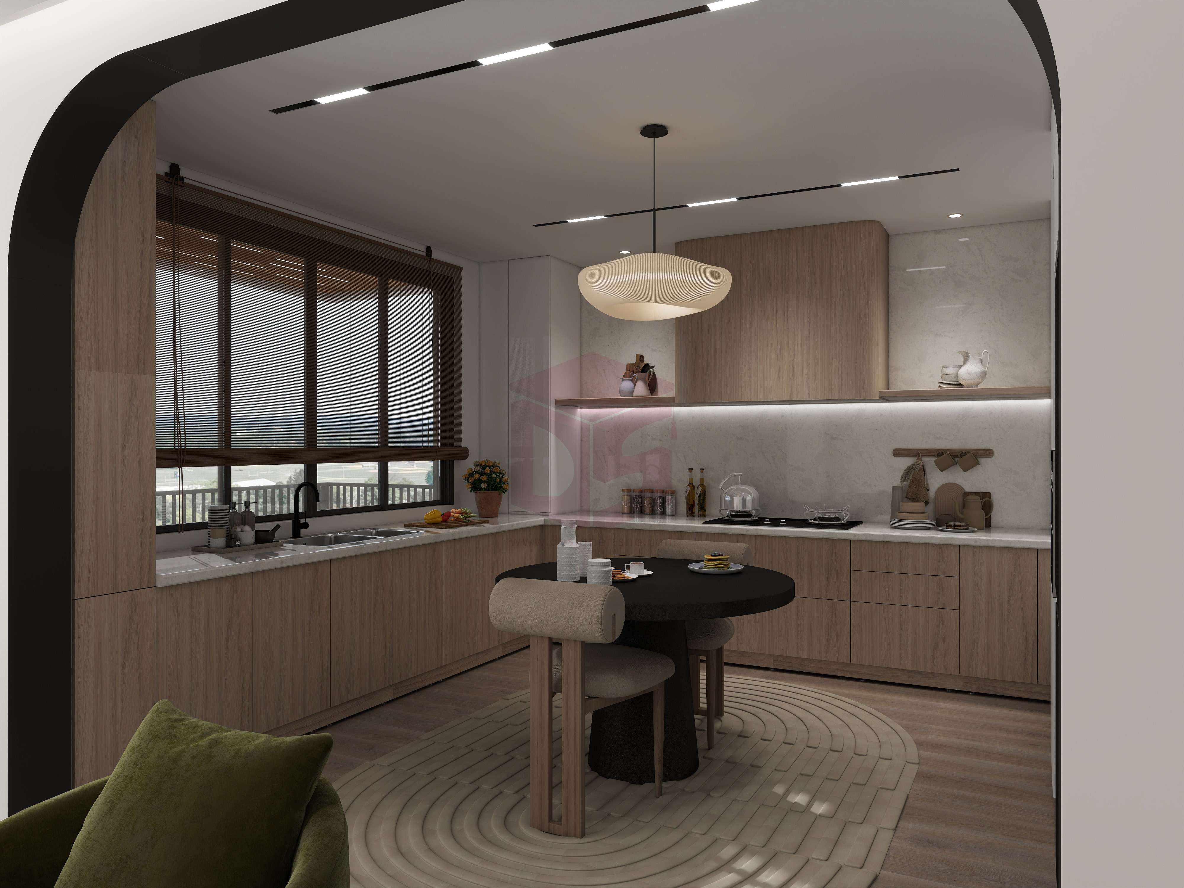 کابینت چوبی مدرن