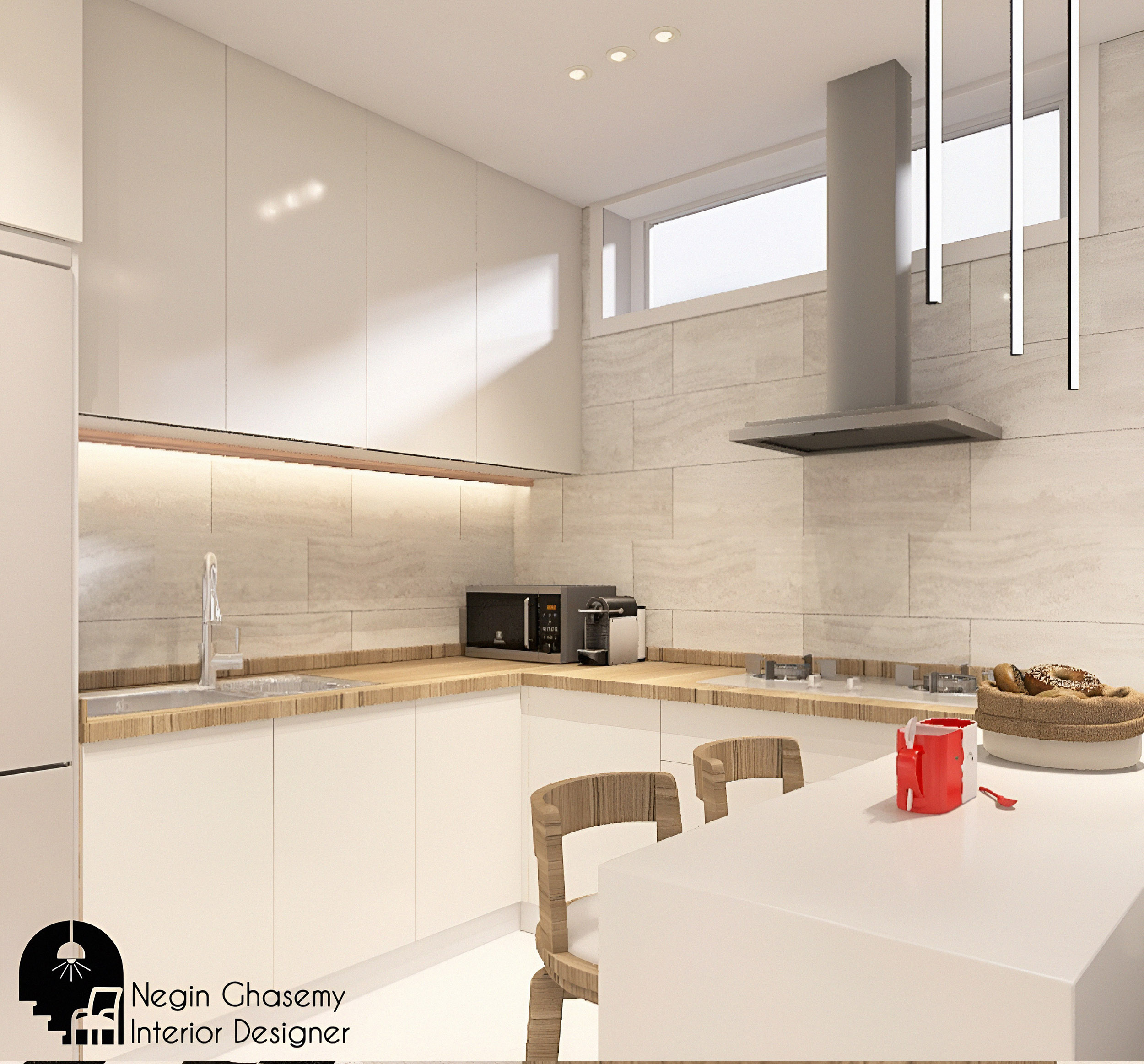 طراحی داخلی سبک مینیمال نگین قاسمی، سایت دیزاینر شو