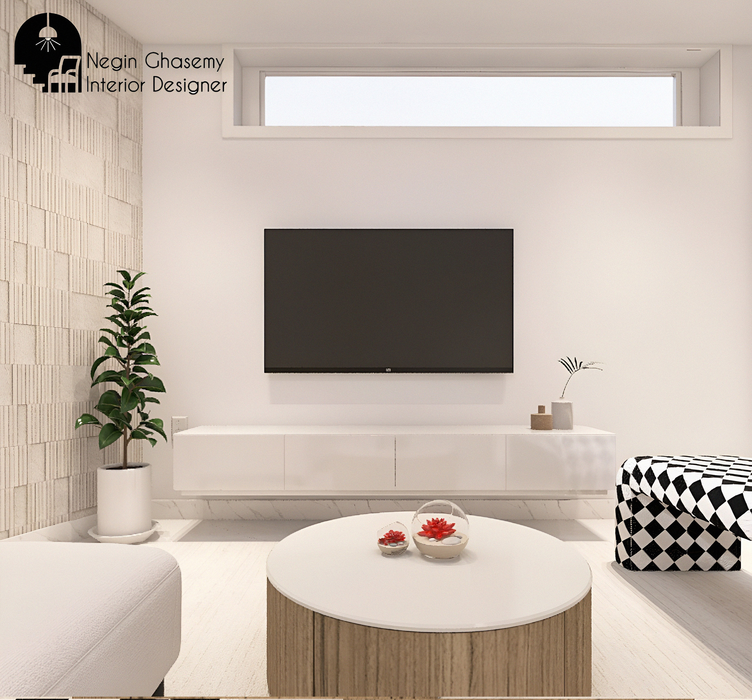 طراحی داخلی سبک مینیمال نگین قاسمی، سایت دیزاینر شو