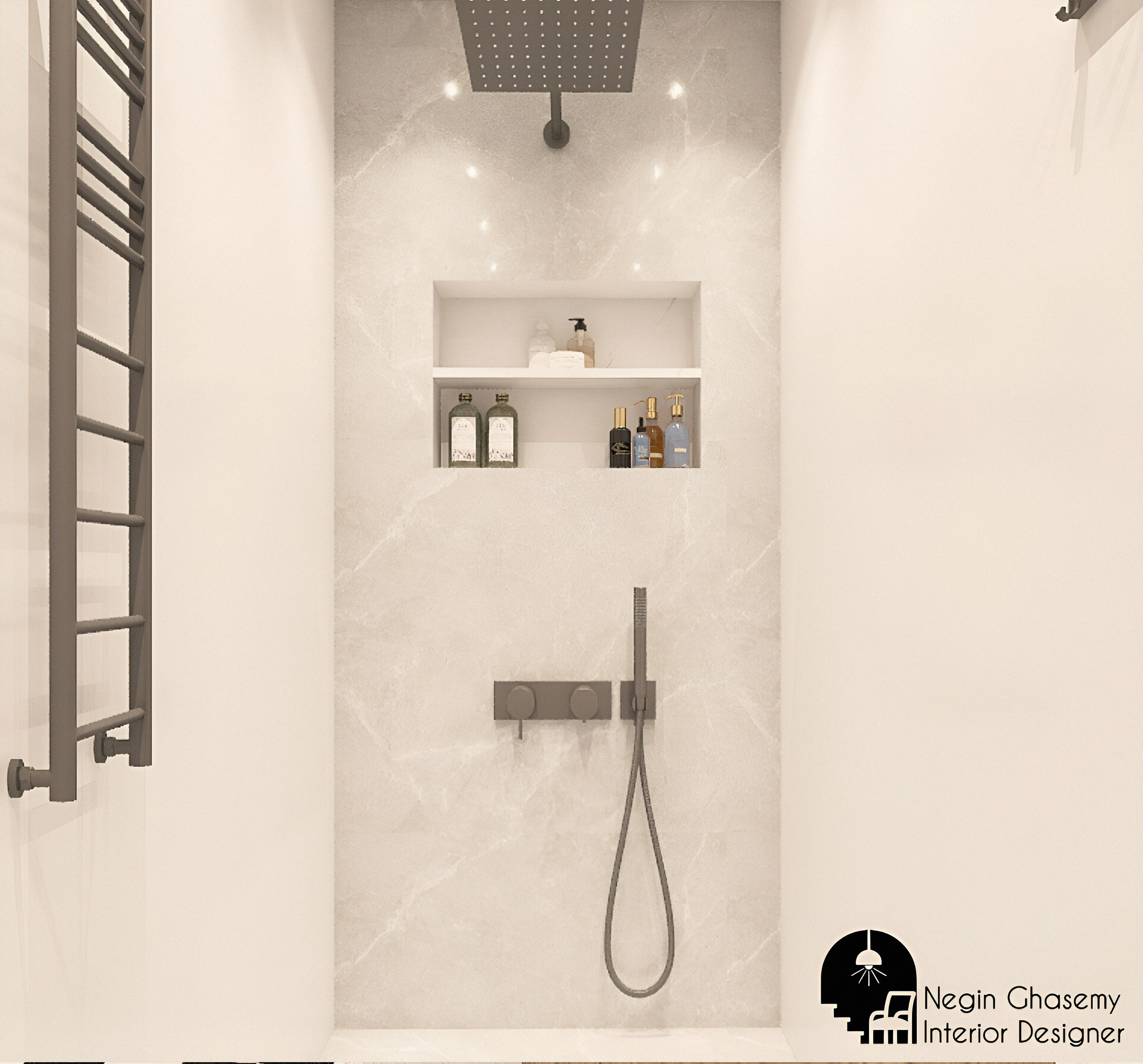 طراحی داخلی سبک مینیمال نگین قاسمی، سایت دیزاینر شو