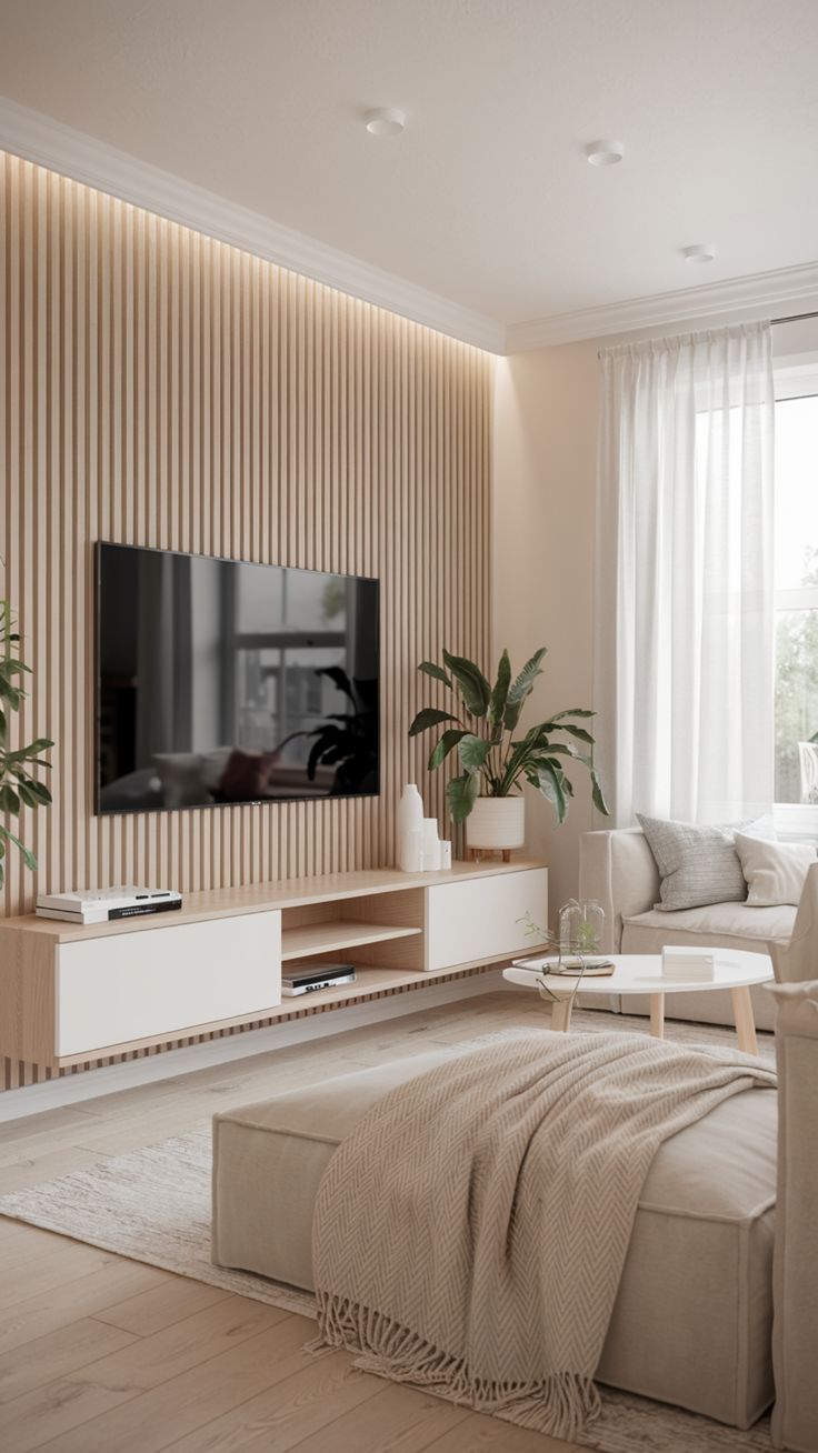 طراحی دیوار پشت تلویزیون (TV Wall) | راهنمای کامل برای خانه‌های ایرانی