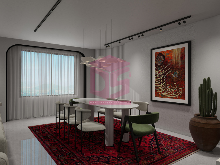 طراحی داخلی سبک مینیمال ایرانی | فهیمه مداین